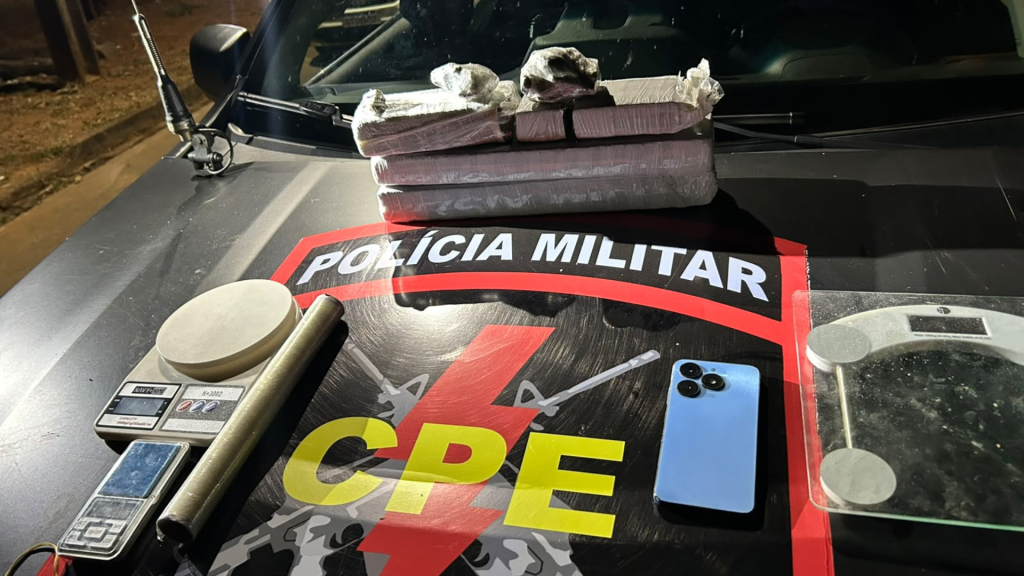 CPE de Goianésia apreende 4 kg de maconha em Anápolis